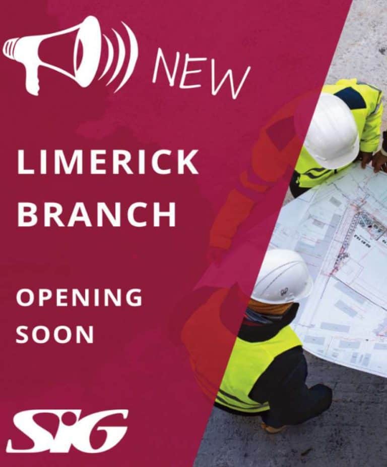 SIG TO OPEN NEW BRANCH IN LIMERICK