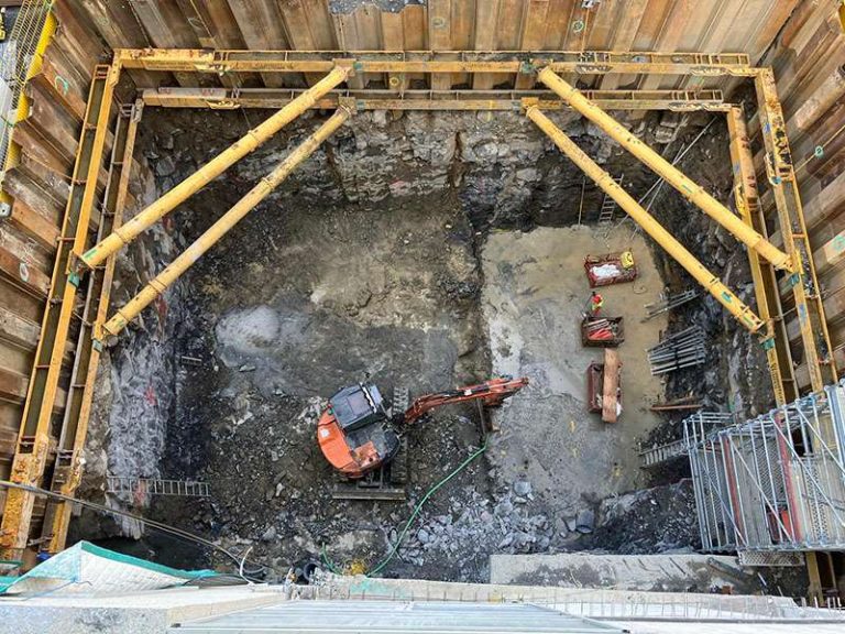 GROUNDFORCE DEVELOPS UNIQUE SOLUTION FOR EXCAVATION AT LIMERICK HOSPITAL
