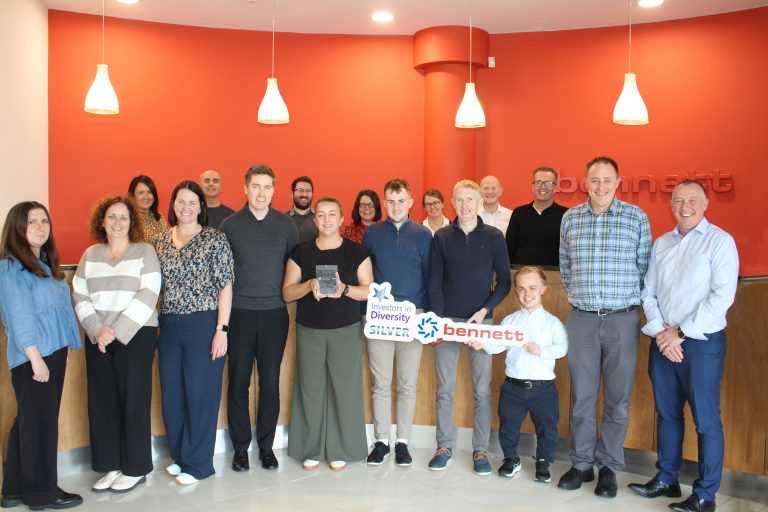 BENNETT CONSTRUCTION RETAINS PRESTIGIOUS INVESTORS IN DIVERSITY SILVER ACCREDITATION