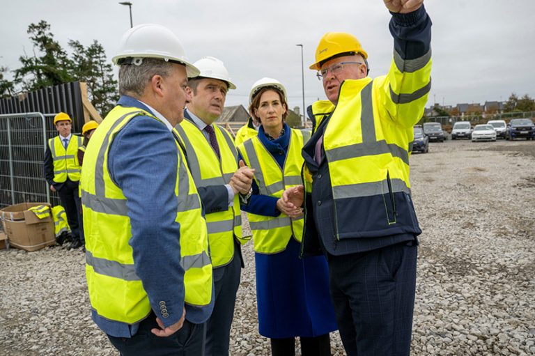 MINISTER BROWNE TURNS SOD ON €23.6M HOUSING SCHEME IN COUNTY GALWAY