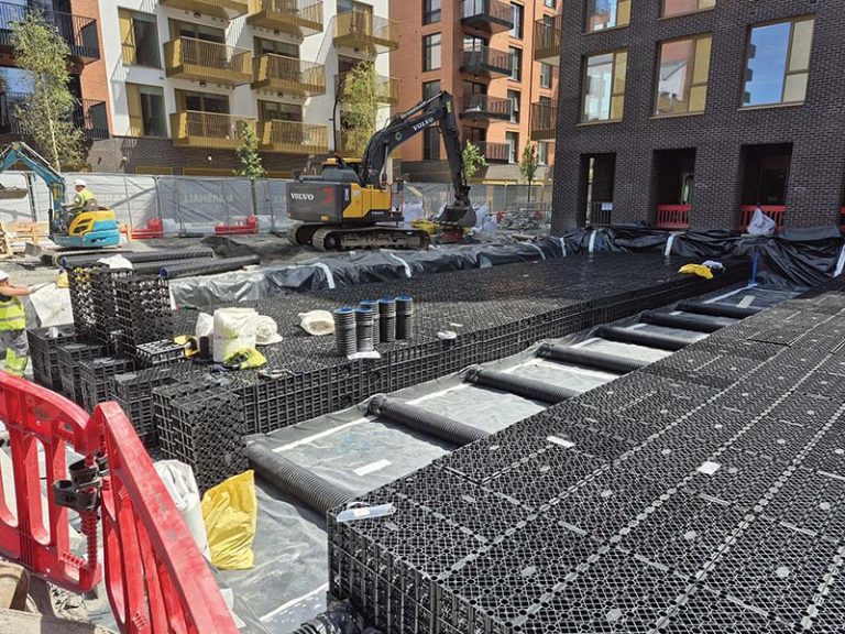 UNDERGROUND STORMWATER STORAGE  TANKS FROM GEOLINE