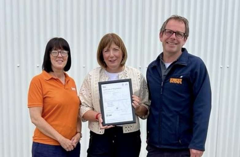 SMET RECERTIFICATION TO BES 6001 AWARDED BY BSI 2026